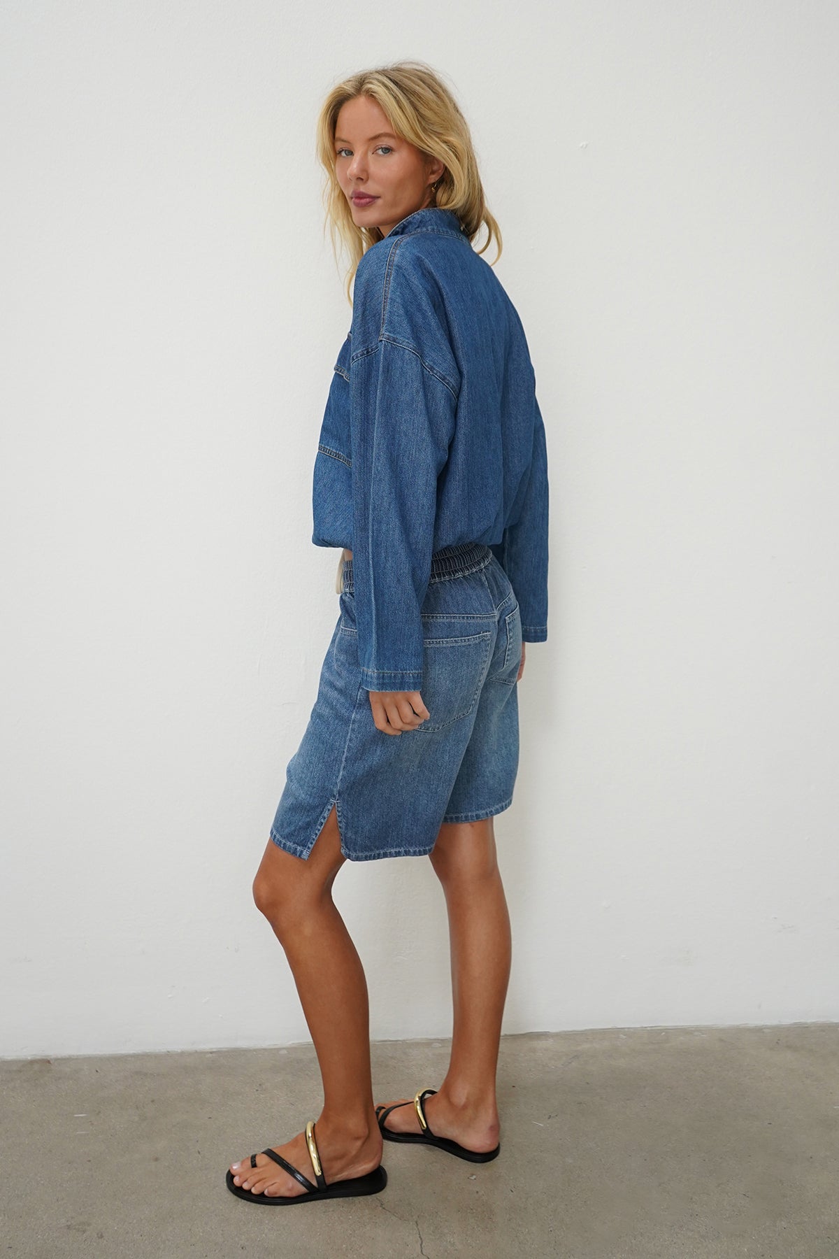 Lilah Jacket - Soft Denim