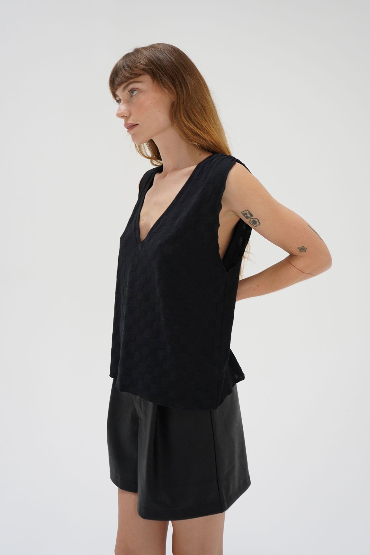 LNA Austin Sleeveless in Black