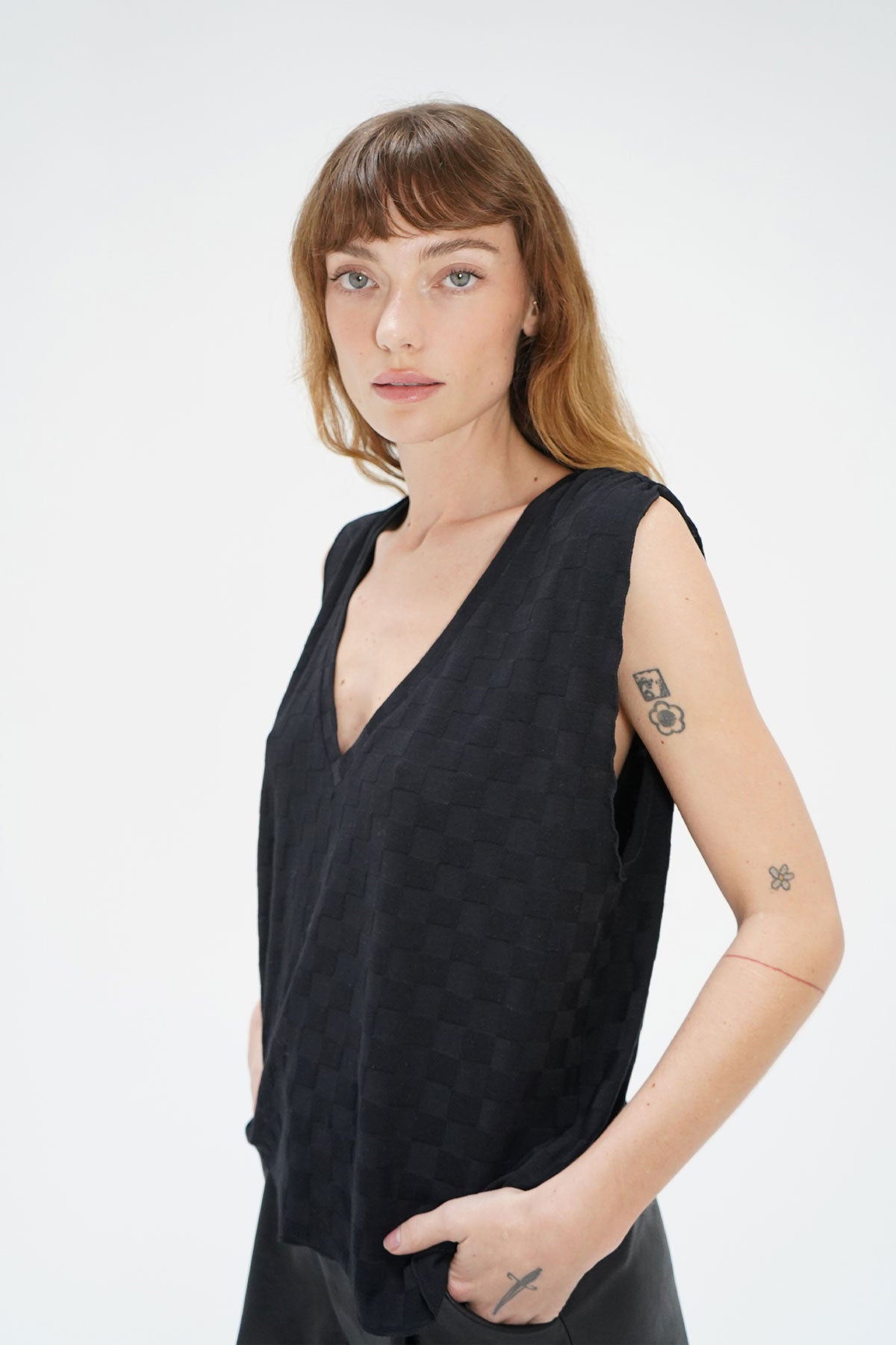 LNA Austin Sleeveless in Black