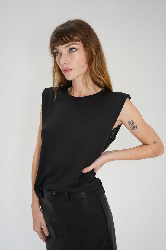 LNA Celine Tee in Black