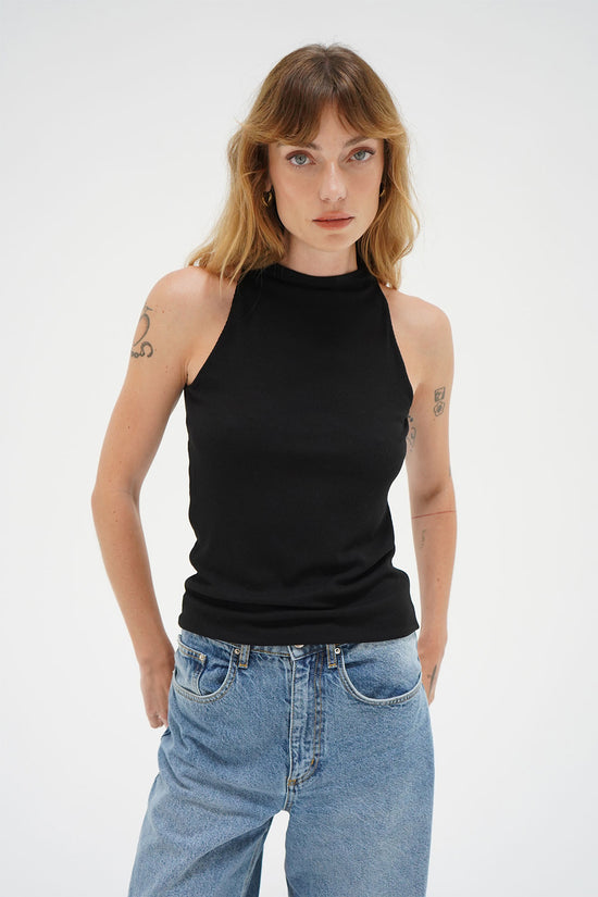 LNA Sabine Double Layer Tank in Black