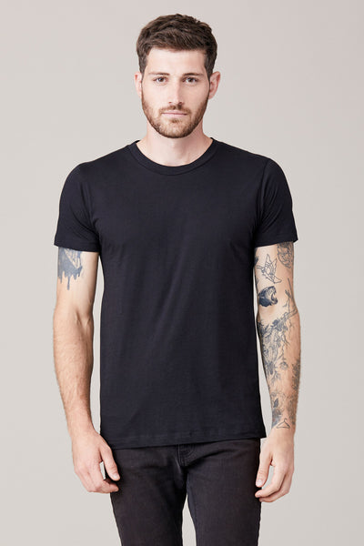 Men's Short Sleeve V Neck - Heather Grey – LNA Clothing